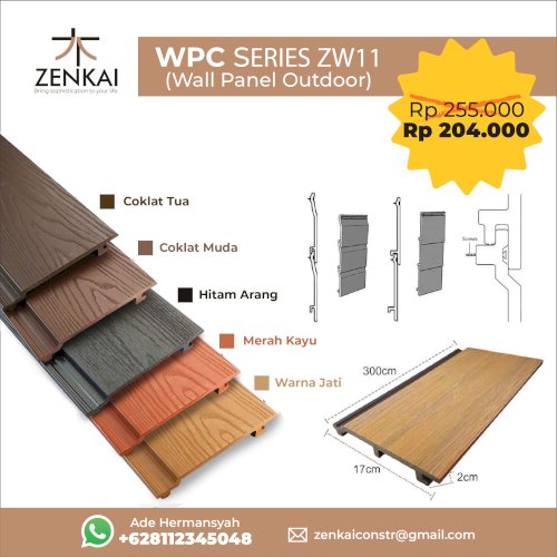 WPC Series ZW 11 (Wall Panel Outdoor)