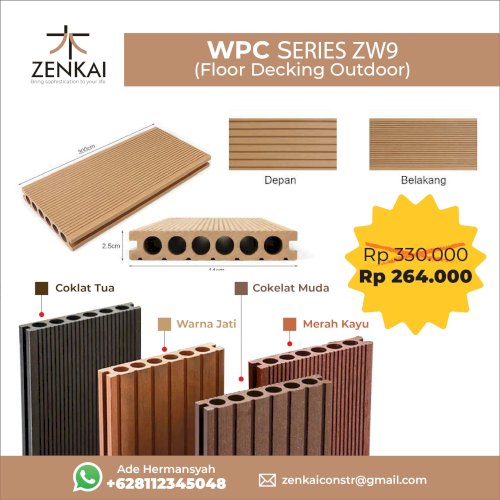 WPC Series ZW 9 (Floor Decking Outdoor)